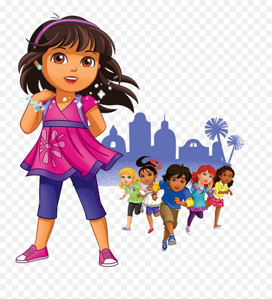 Download Dora And Friends - Dora And Friends Gif Png Image Dora And Friends Into The City Meet,Dora Png