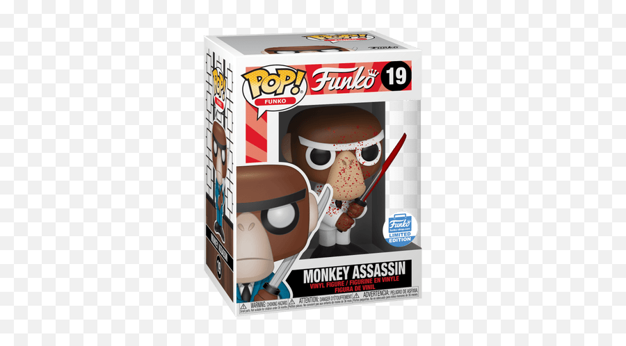 Monkey Assassin Pop Vinyl Funko Png Cute Christmas Pebbles Flintstone Icon