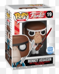 Monkey Assassin Pop Vinyl Funko Png