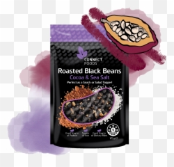 Cocoa U0026 Sea Salt Roasted Black Beans U2014 Connect Foods Png
