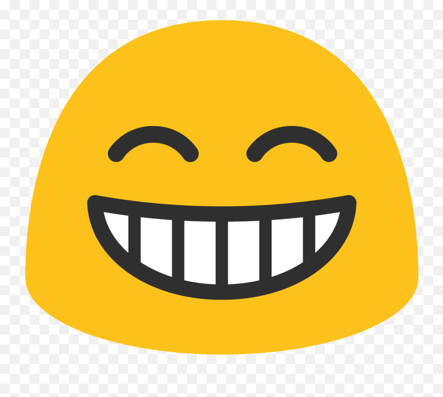 Emoji U1f601 - Android Smiling Emoji Png,Smirk Emoji Png