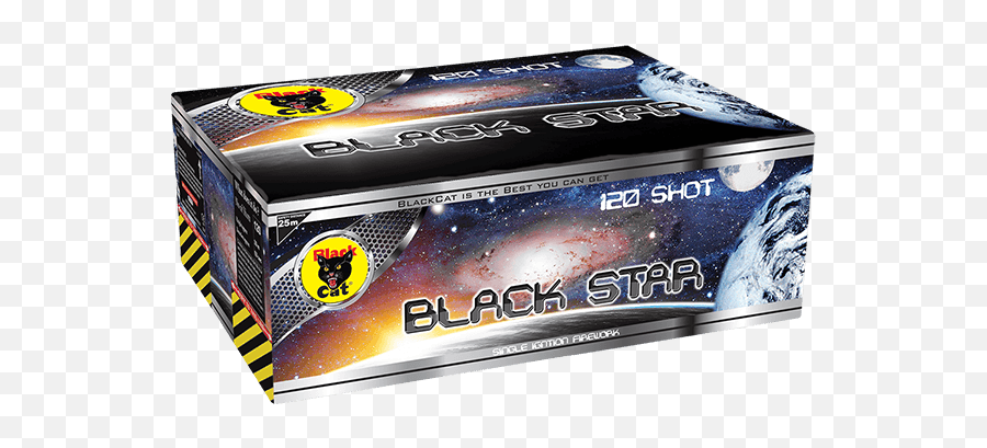 Black Star Single Ignition Firework - Black Cat Fireworks Png,Black Star Png