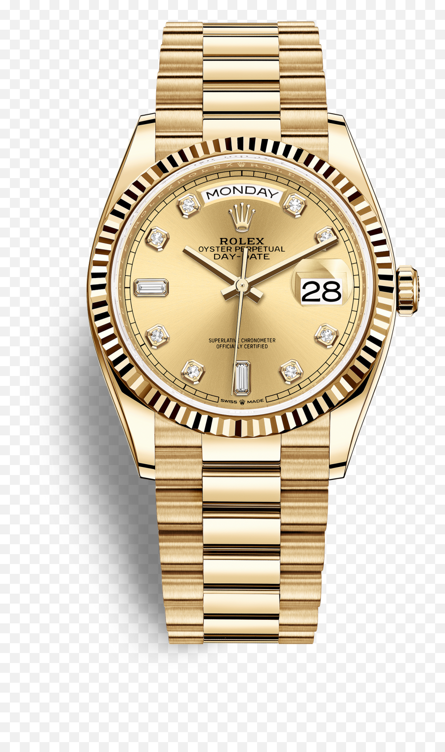 18 Ct Yellow - Watch Png,Rolex Watch Png