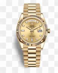 18 Ct Yellow - Watch Png,Rolex Watch Png