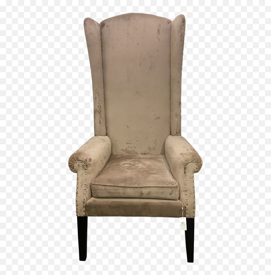 Large Beige Velvet Throne - Furniturechairs Interior Club Chair Png,Throne Chair Png