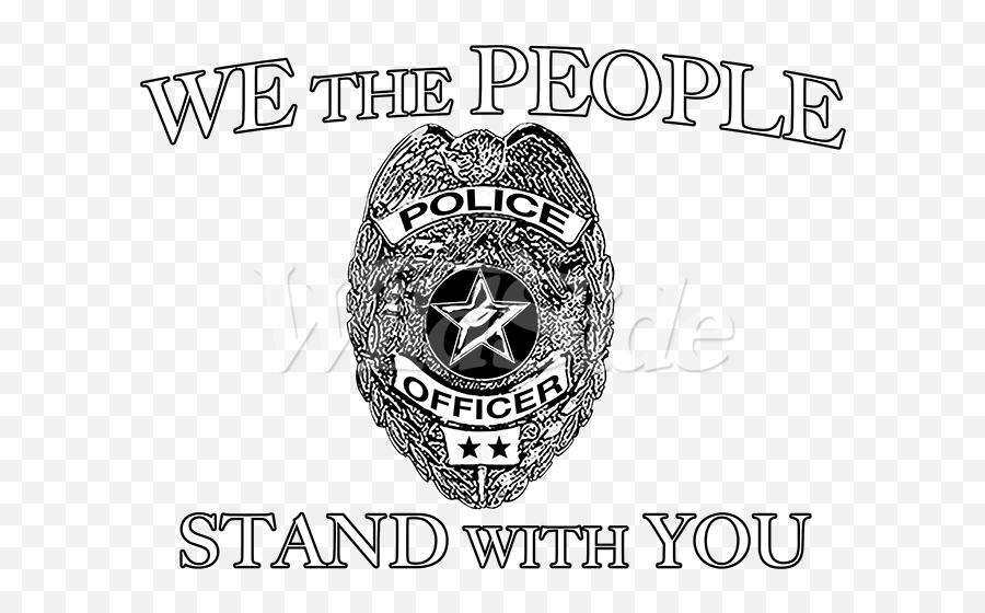 Download We The People Police Logo - 50 Anniversario Full Emblem Png,Police Siren Png