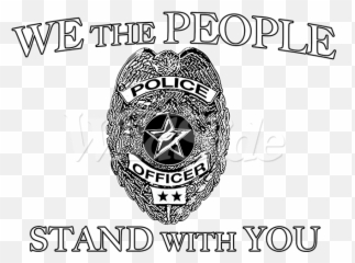 Download We The People Police Logo - 50 Anniversario Full Emblem Png,Police Siren Png