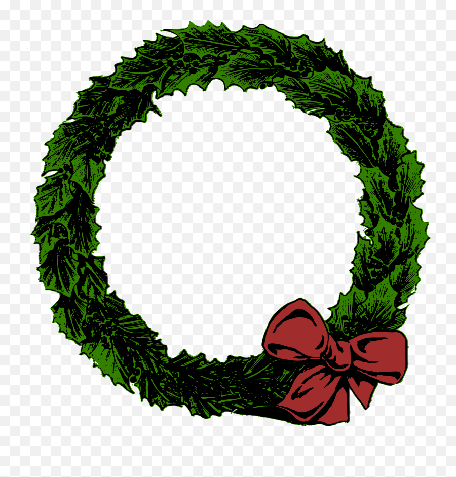 Xmas Wreath Wreaths Ornament Garland - Plain Christmas Wreath Clipart Png,Christmas Wreath Png Transparent