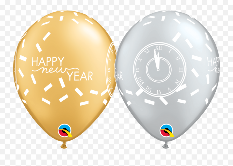 Gold New Year Confetti Countdown - Balloons Png,Silver Confetti Png