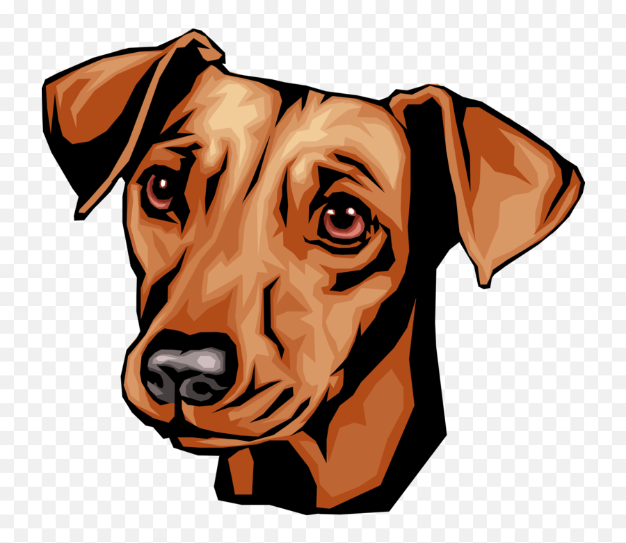 Cute Dachshund Dog - Vector Dog Head Png,Dog Head Png