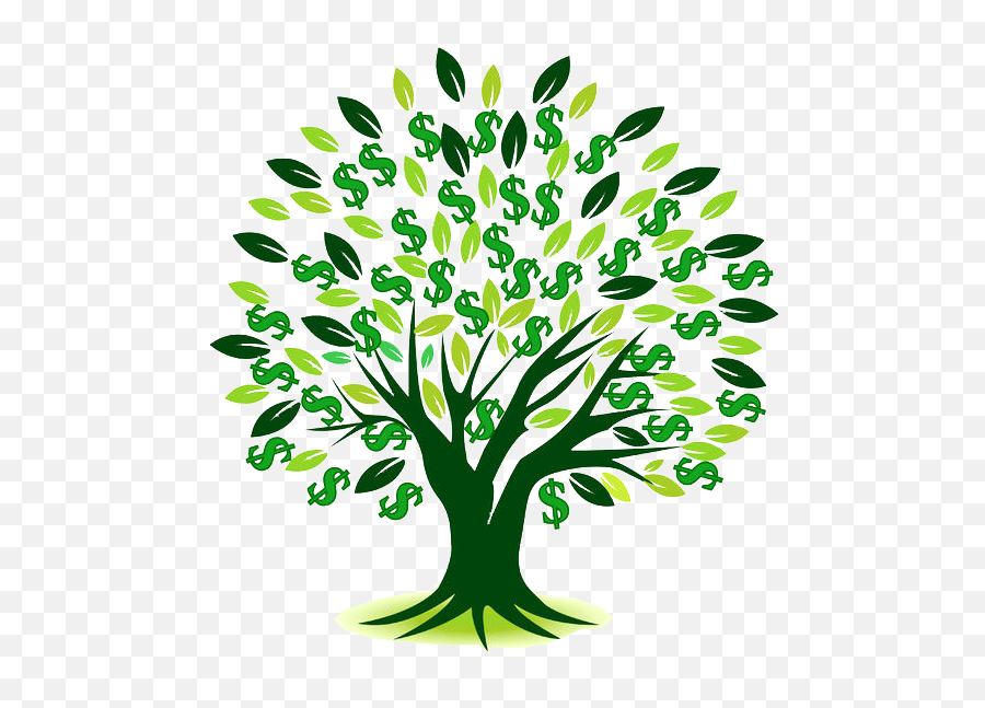 Money Tree Transparent Background - Clipart Transparent Money Tree Png,Money Tree Png