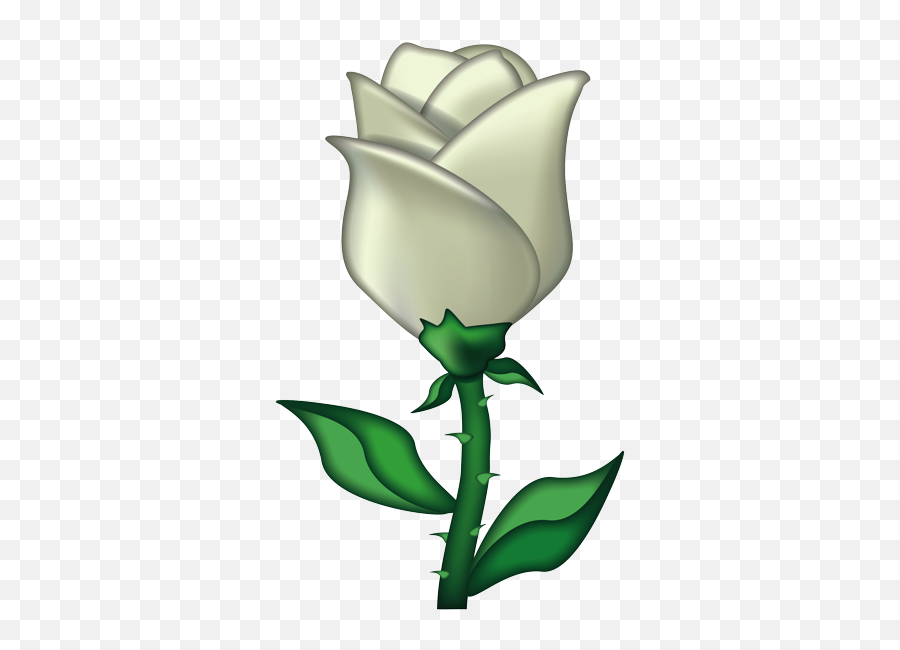 Emoji - Iphone White Rose Emoji Png,Rose Emoji Png
