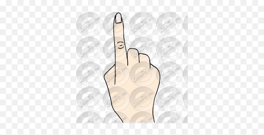 Index Finger Picture For Classroom Therapy Use - Great Illustration Png,Pointer Finger Png