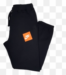 Dike Orange Box Logo Joggers Png