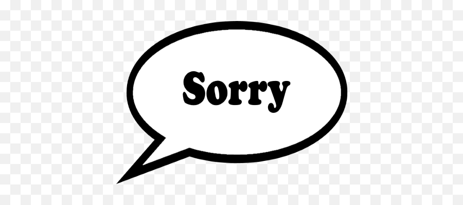 The Best Free Sorry Icon Images - Sorry Speech Bubble Clipart Png,Sorry Png