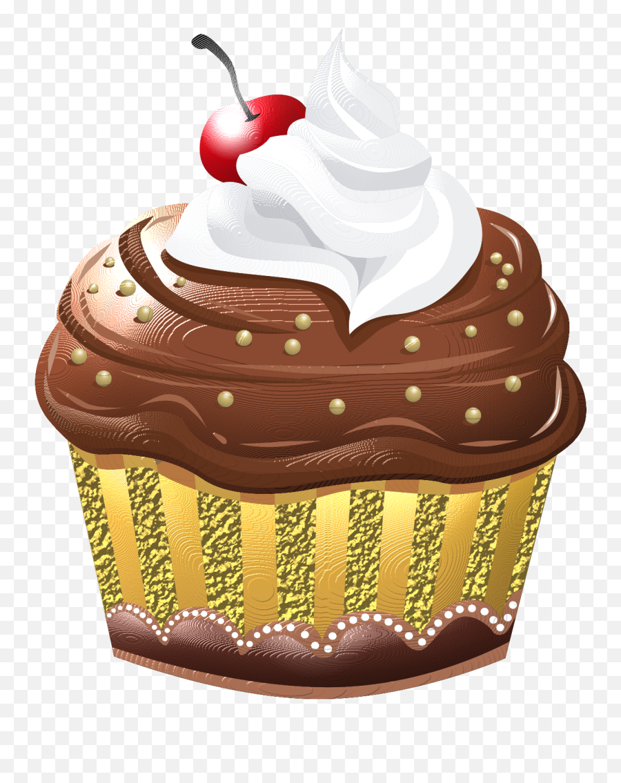 Chocolate Png Birthday Cupcake