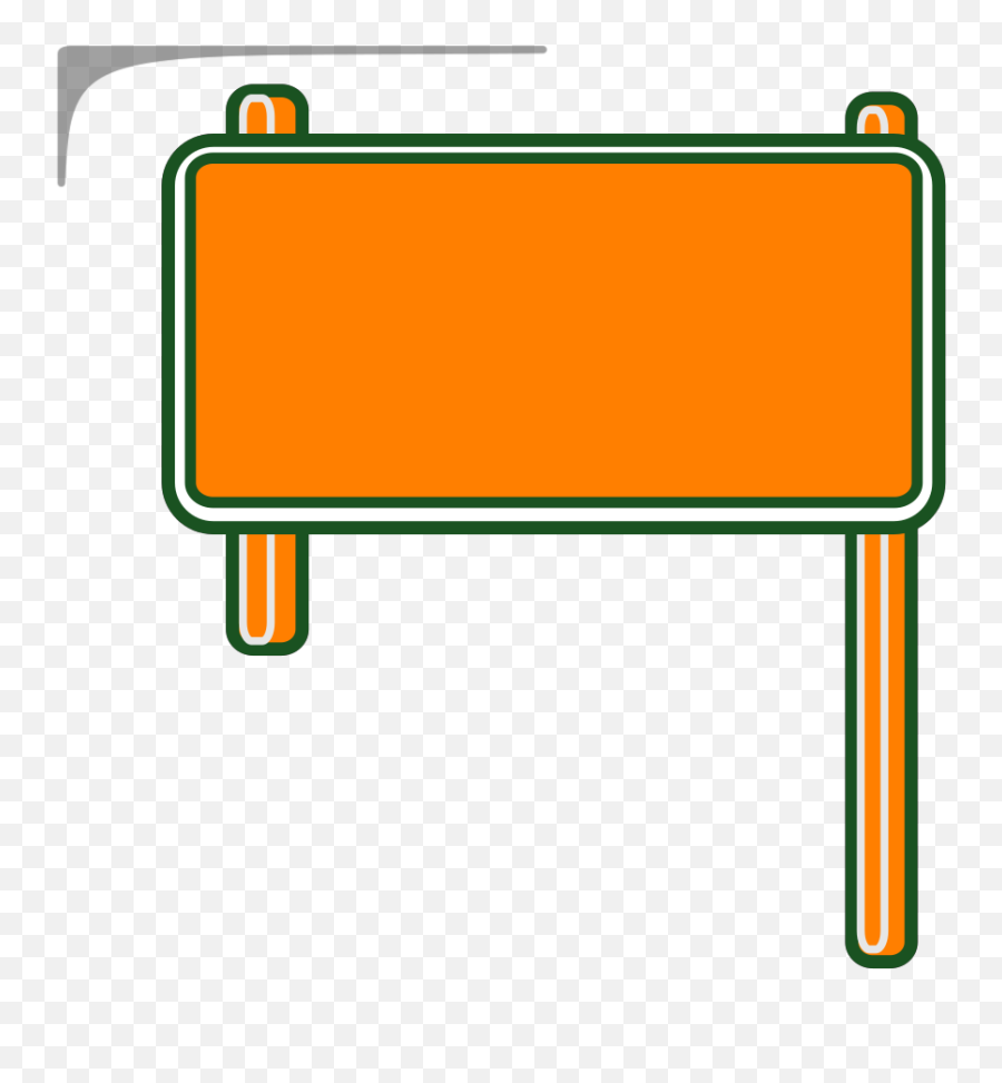 Highway Sign Blank Svg Vector Clip Art - Sign Png,Highway Sign Png