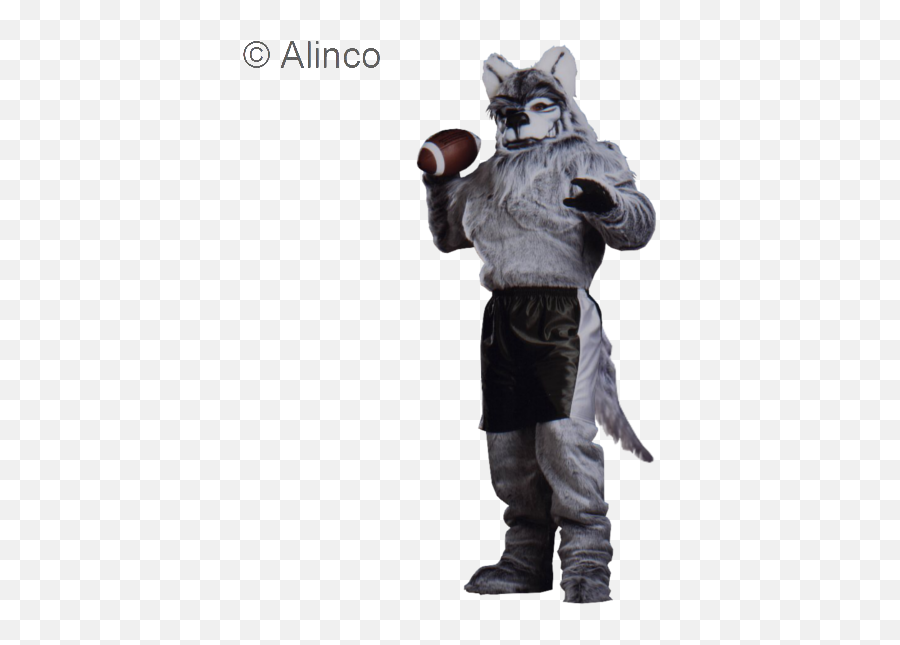 Pro - Line Wolf Mascot Costume Halloween Costume Png,Wolf Mascot Logo