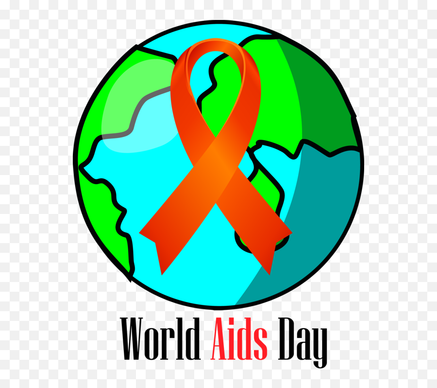 World Aids Day Green Circle Symbol For Red Ribbon - Internet Clipart Transparent Background Png,Red Ribbon Transparent