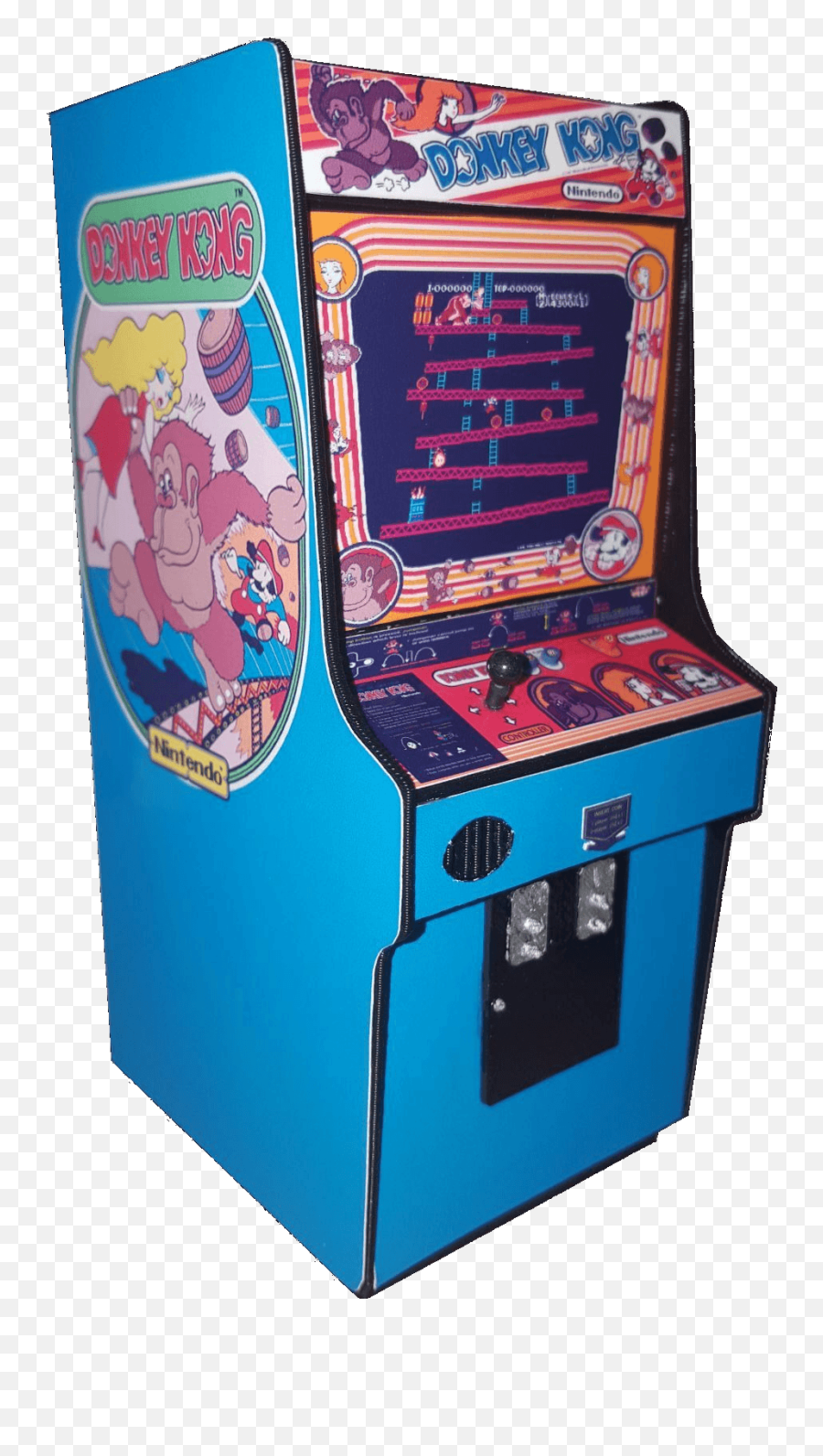 Donkey Kong - Vg Legacy 1981 Arcade Game Developed By Nintendo Donkey Kong Arcade Game Png,Arcade Machine Png