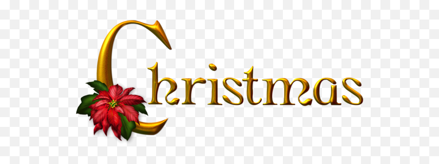 Golden Christmas Png Clipart Holiday Season - Golden Christmas Text Png,Christmas Party Png