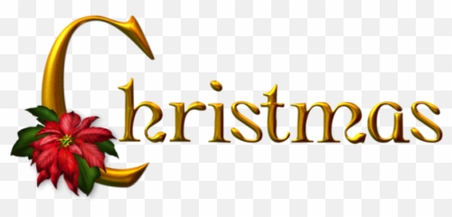 Golden Christmas Png Clipart Holiday Season - Golden Christmas Text Png,Christmas Party Png