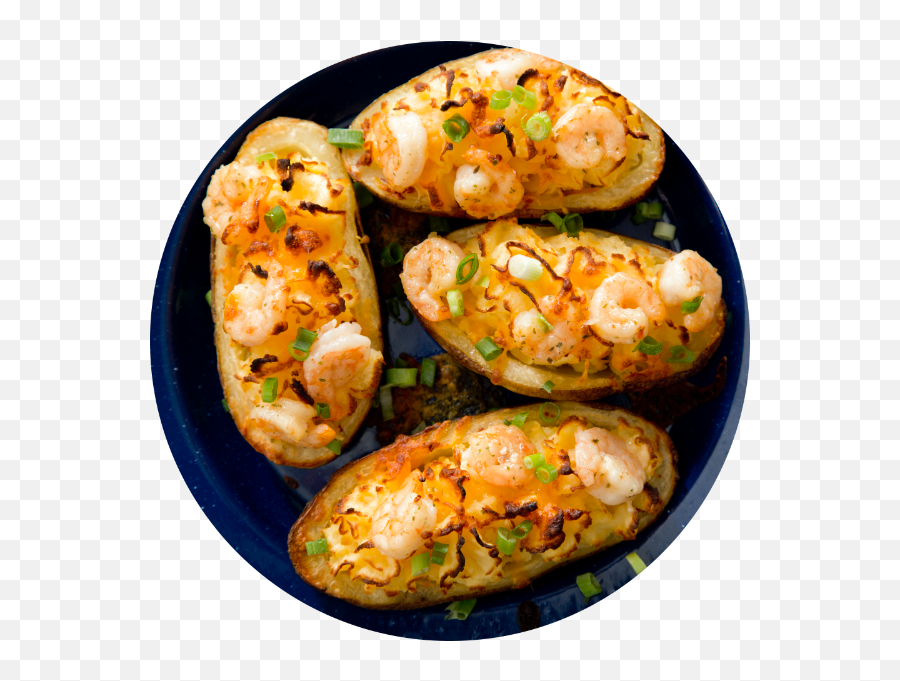 Shrimp - Stuffed Twicebaked Potatoes Recipe Seapak Potatoes With Stuffed Shrimp Png,Potato Png Transparent