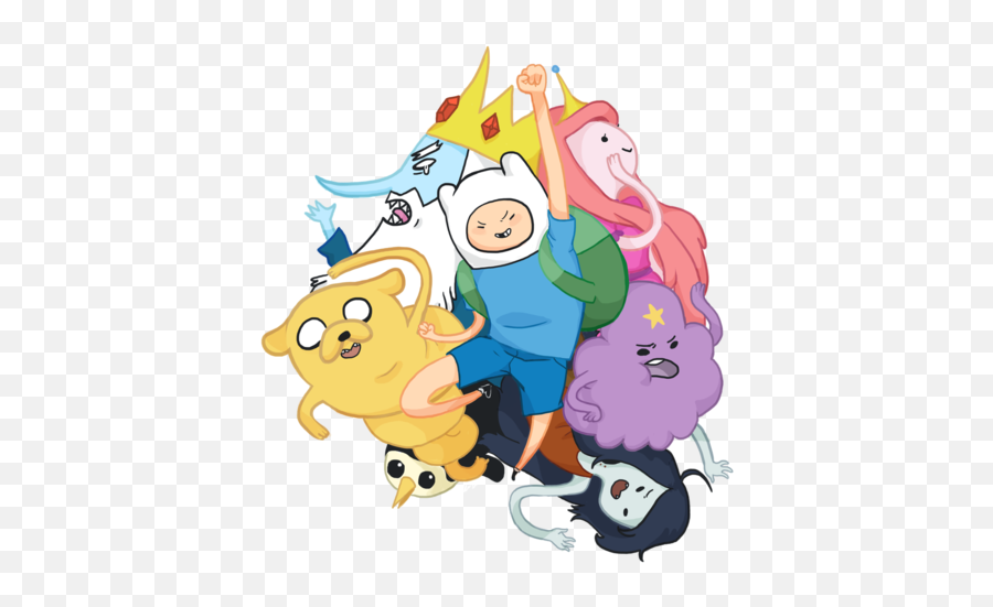 Clip Art Illustration Animal Fiction Character - Adventure Transparent Adventure Time Png,Adventure Time Logo Transparent
