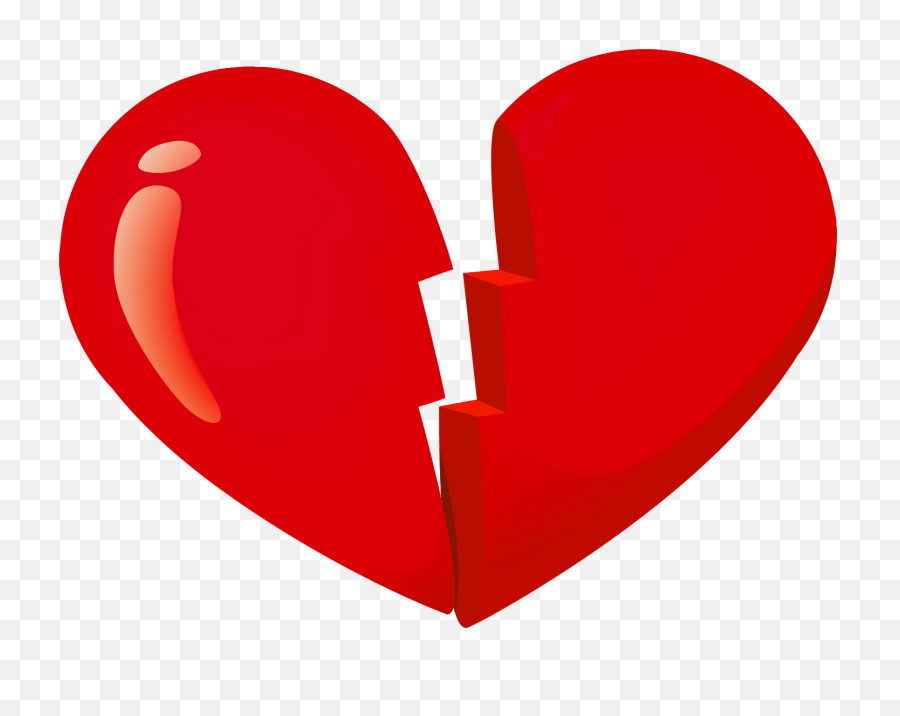 Broken Heart Free Png Transparent Image - Broken Heart Png Gif,Cut Png