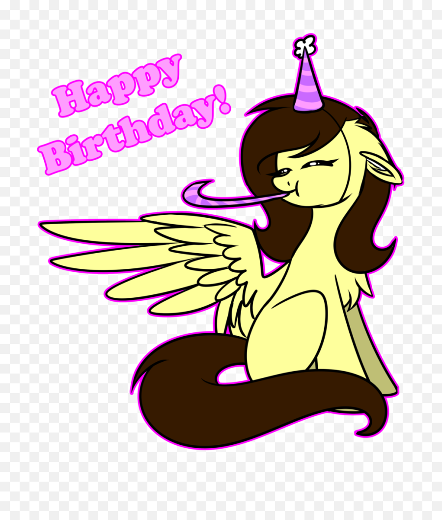 Download Whitehershey Female Happy Birthday Hat Mare Oc - Illustration Png,Happy Birthday Hat Png