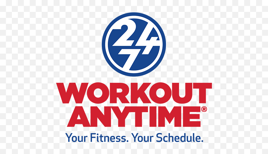 Workout Anytime 24 - Hour Gyms Your Fitness Your Schedule 24 7 Workout Anytime Png,24/7 Logo