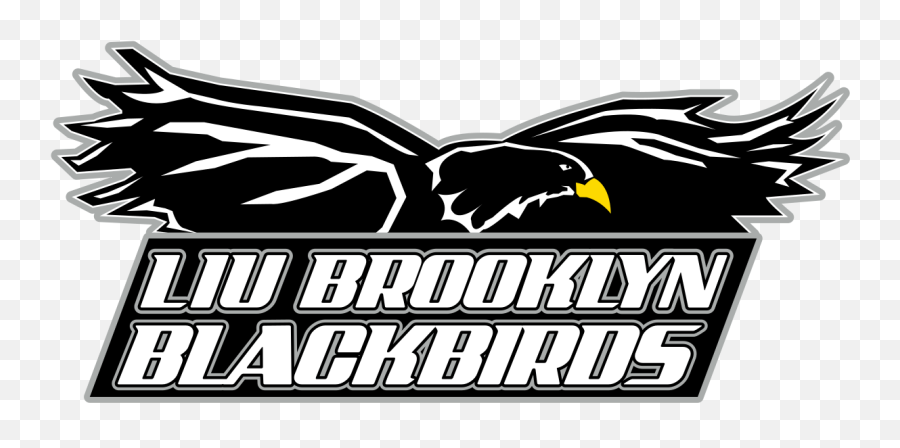 Liu - Brooklyn Blackbirds Logo Evolution History And Meaning Liu Brooklyn Logo Png,Golden Eagle Logo