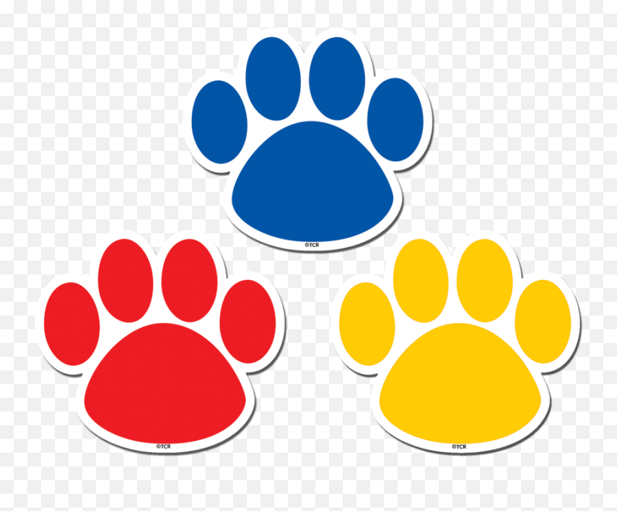 Colorful Paw Prints Clipart - Full Size Clipart 1650444 Paw Patrol Paw Print Png,Paw Prints Transparent