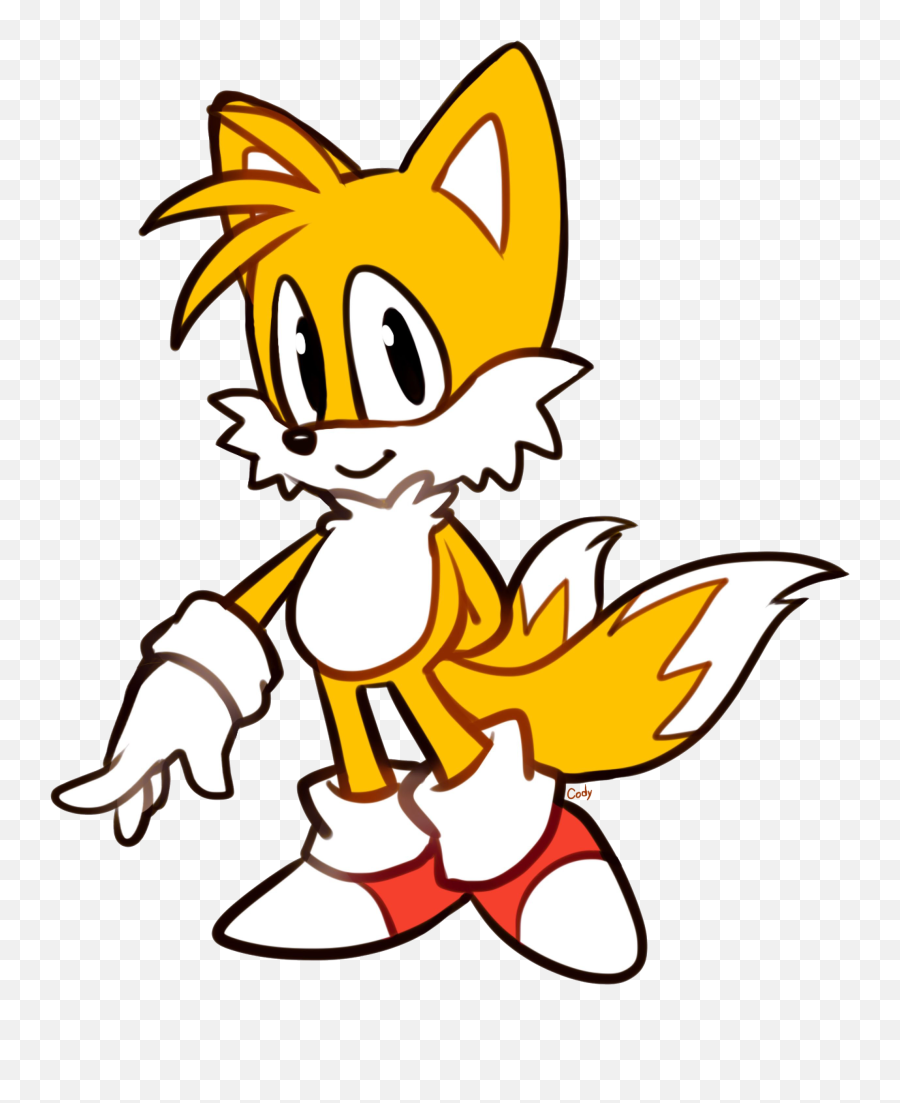 Tails Png Hd - Draw Tails From Sonic,Tails Transparent