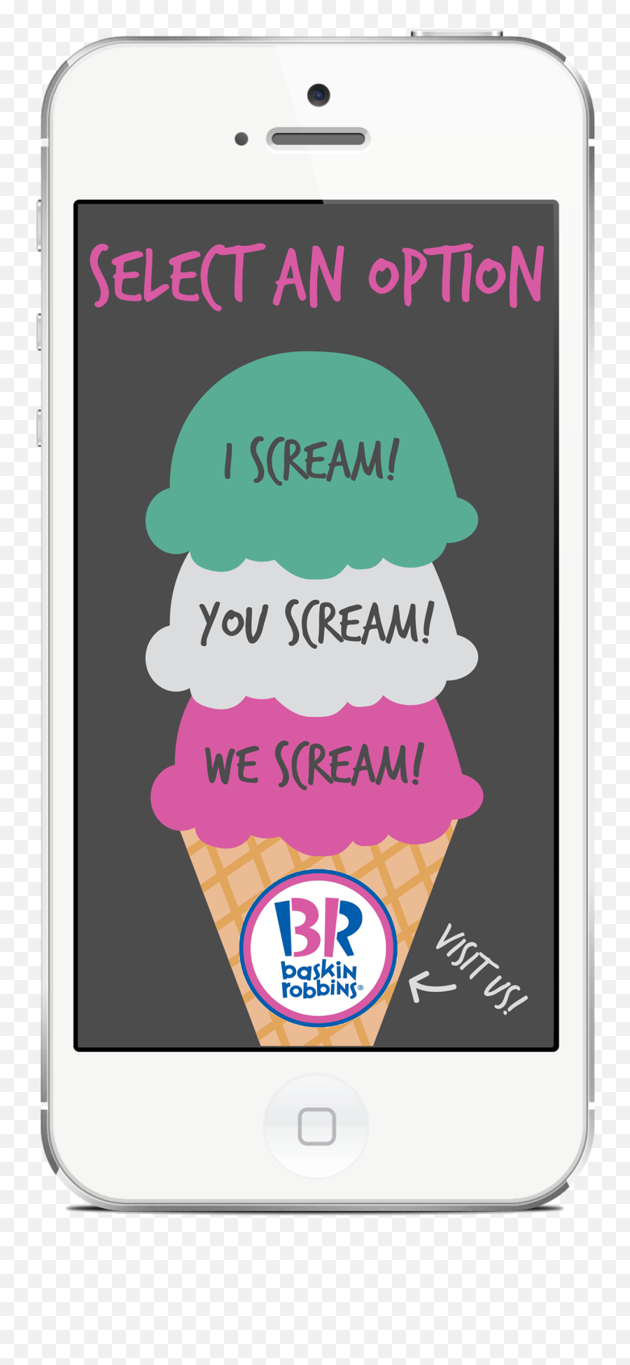 Baskin Robbins - Scream For Ice Cream On Behance Transparent Png Baskin Robbins Clipart,Scream Logo