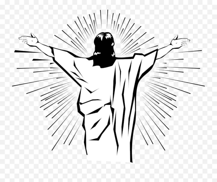 Free Black And White Picture Of Jesus - Jesus Black And White Transparent Png,Jesus Silhouette Png