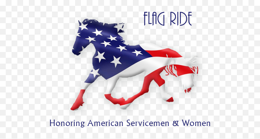 Horse Clipart American Flag - Poster Transparent Cartoon Ride American Horse Flag Png,American Flag Clipart Transparent