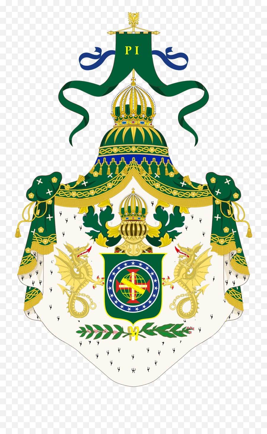 Filegrandes Armas Do Brasilpng - Wikimedia Commons Imperial Brazilian Coat Of Arms,Brasil Png