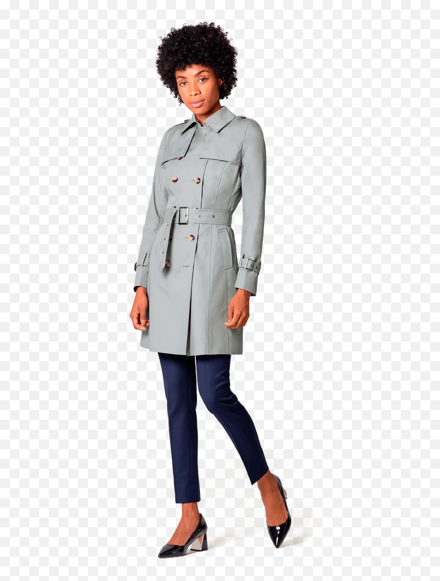 Women Trench Coat Style Guide - Full Length Png,J Crew Icon Trench