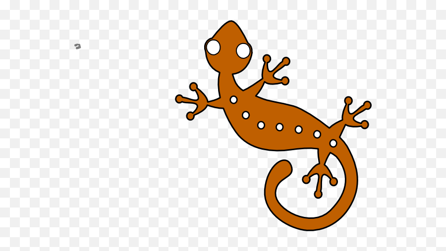 Download Hd Lizard - Cartoon Gecko Transparent Png Image Brown Lizard Clipart,Lizard Transparent