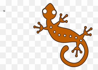 Download Hd Lizard - Cartoon Gecko Transparent Png Image Brown Lizard Clipart,Lizard Transparent