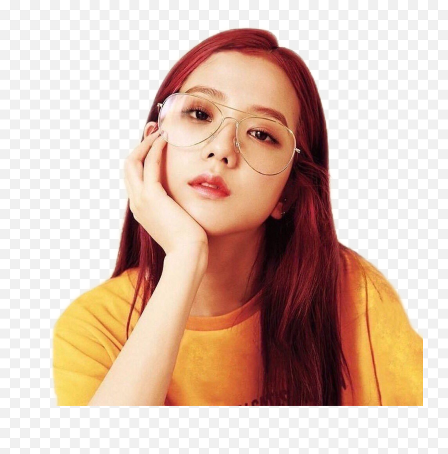 Jisoo Blackpink Glasses - Full Rim Png,Jisoo Icon