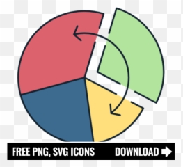 Free Pie Chart Icon Symbol - Vertical png