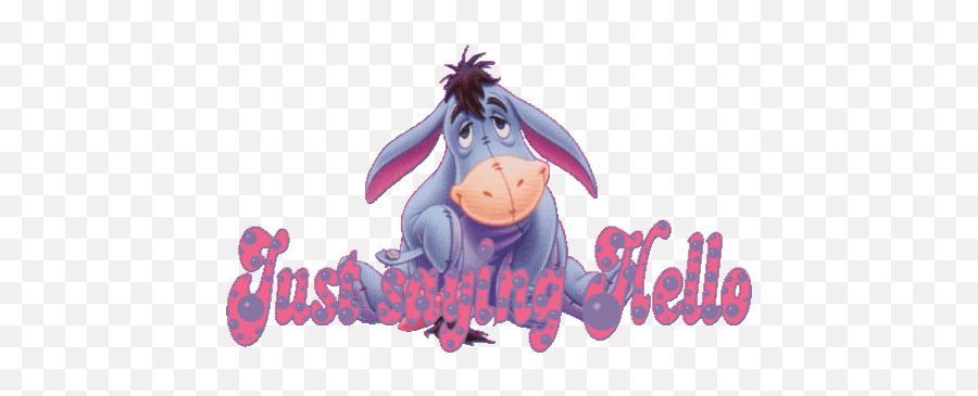 Eeyore Christmas Wallpaper Sticker Gif Gfycat - Cartoon Png,Eeyore Transparent