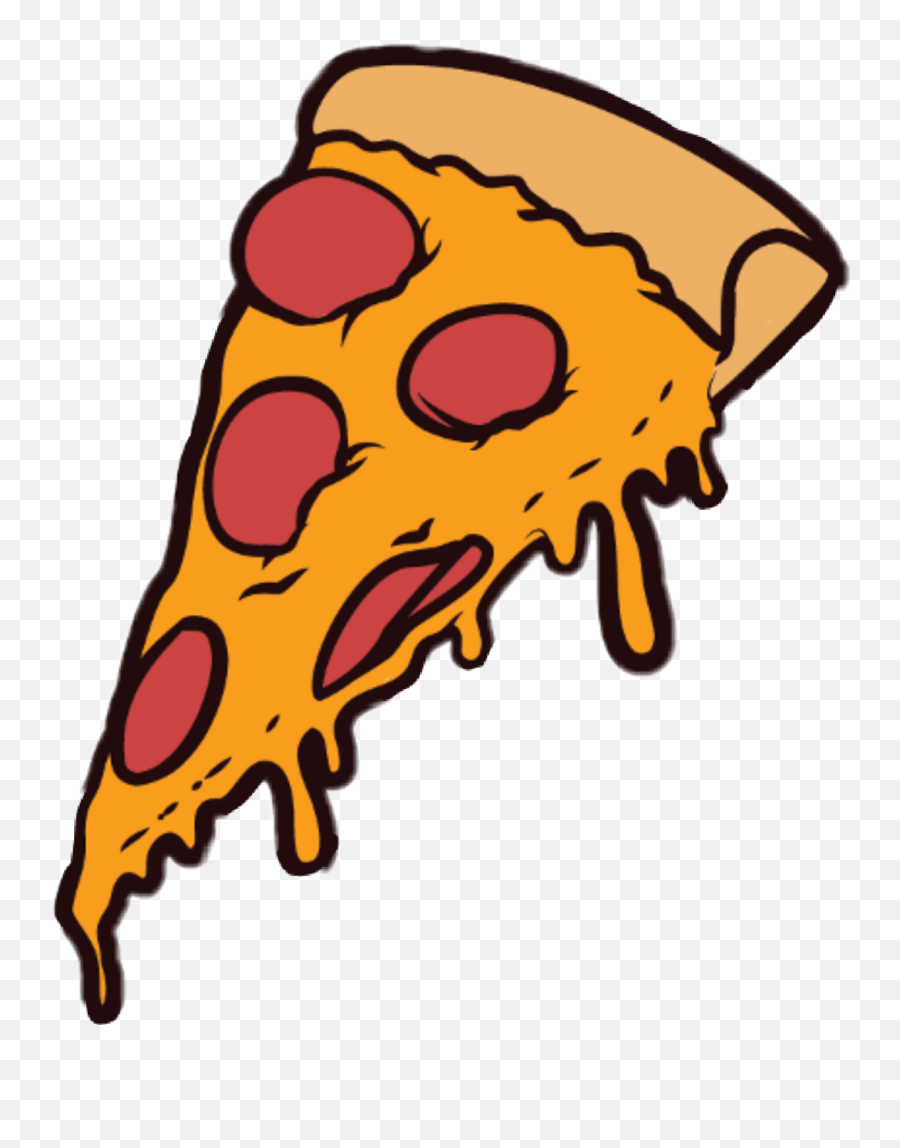 Tumblr Pizza Drawing Free Download - Pizza Clipart Png,Pizza Png Transparent
