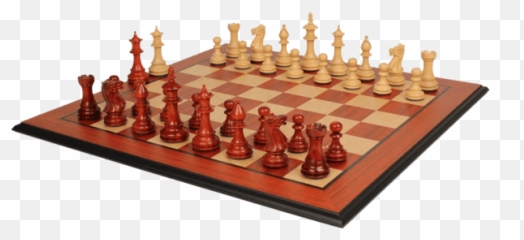 The Chess Store Royal Staunton Wood Set African Padauk - Staunton Chess Set Png,Chess Pieces Png