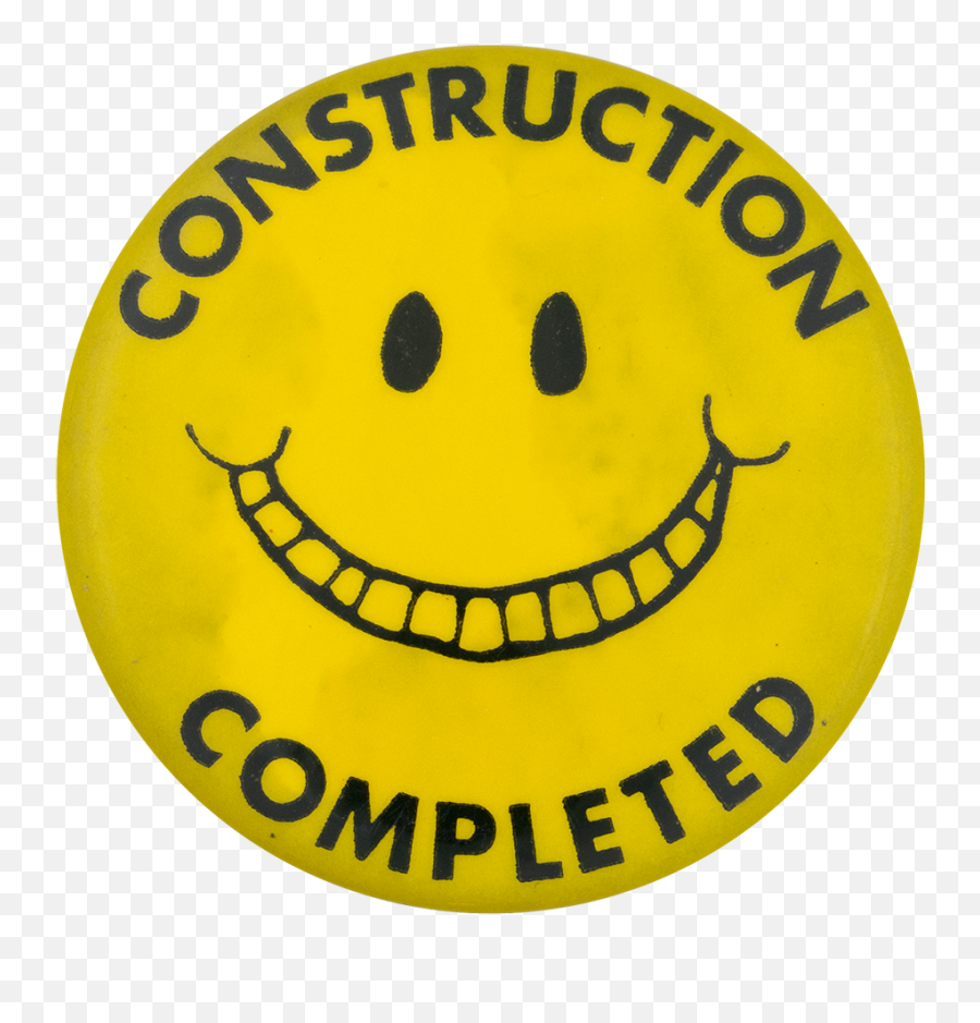 Construction Completed Busy Beaver Button Museum - Wide Grin Png,Completed Icon