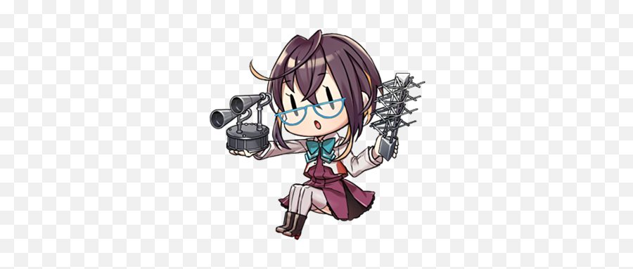 127cm Twin Gun Mount Model D Kai 3 Kancolle Wiki Fandom - Cartoon Png,Cartoon Gun Png