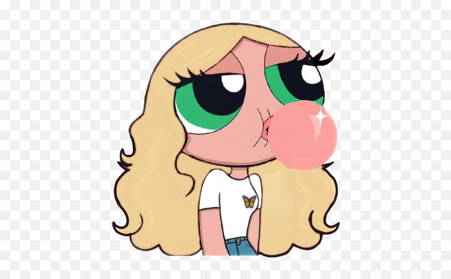 Largest Collection Of Free - Toedit Powerpuff Stickers On Picsart Powerpuff Girls Aesthetic Wallpaper Blond Hair Png,Powerpuff Girl Icon