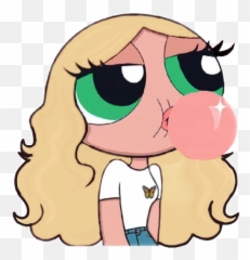Largest Collection Of Free - toEdit powerpuff Stickers PicsArt Powerpuff Girls Aesthetic Wallpaper Blond Hair png